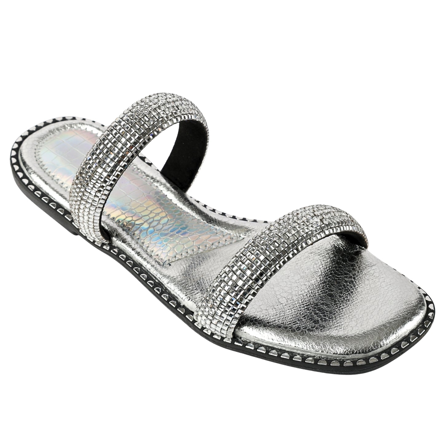 Crystalline Silver Flats
