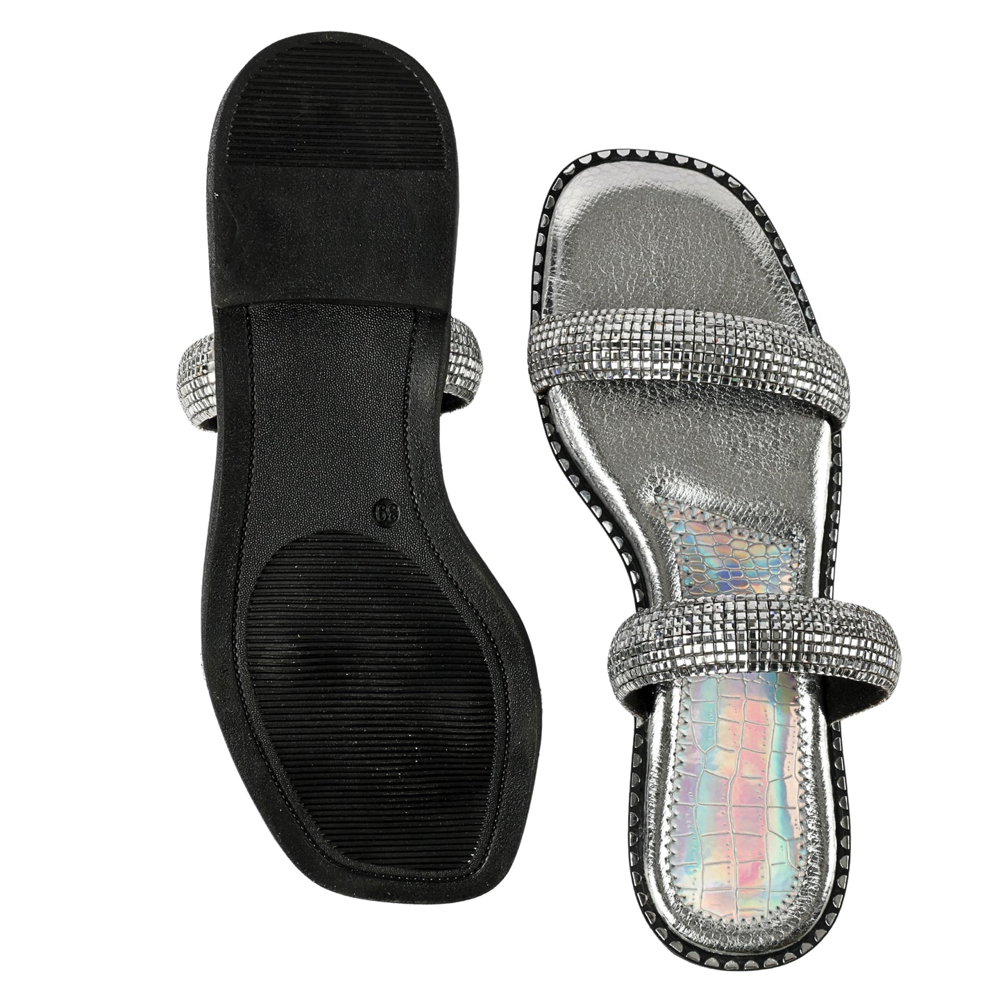 Crystalline Silver Flats
