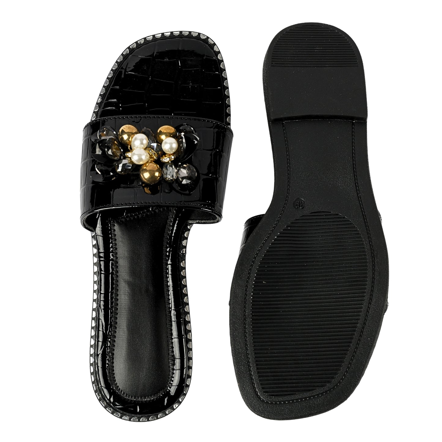 Topaz Black flats