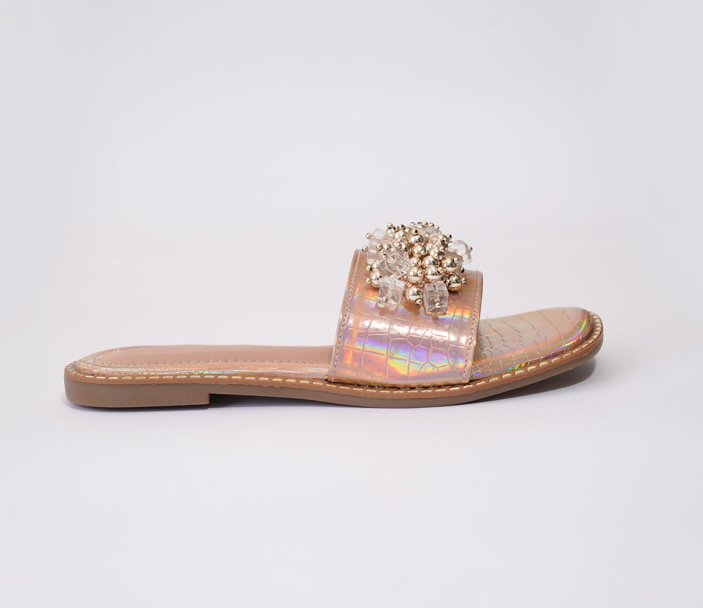 Oasis Rosegold Flats