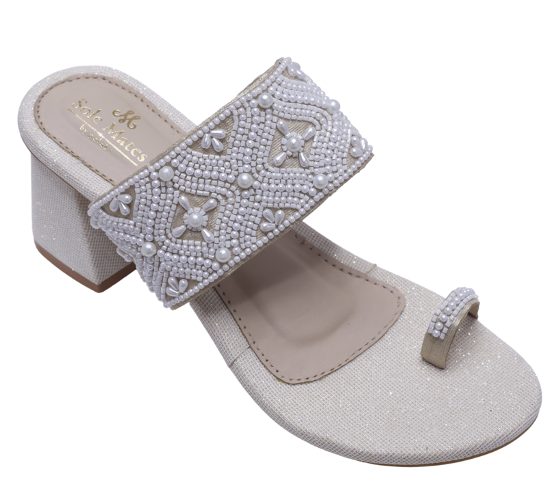 Gulzar Gold Kohlapuri Heels
