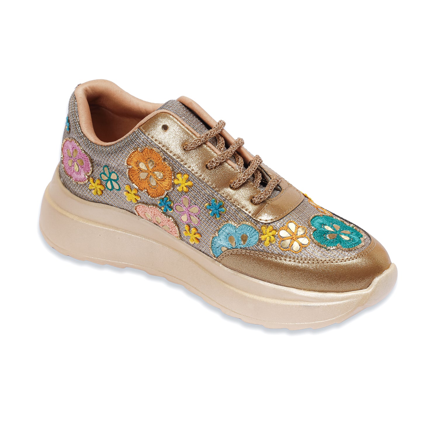 Golden Garden Sneakers