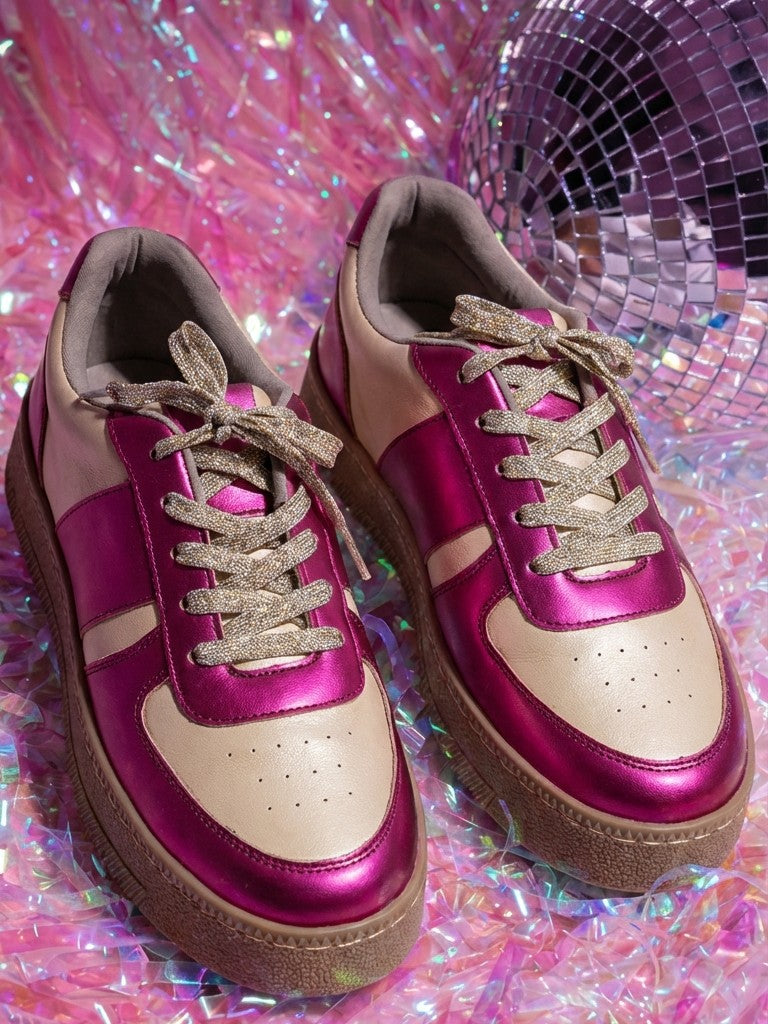 Fushia Flash Sneakers