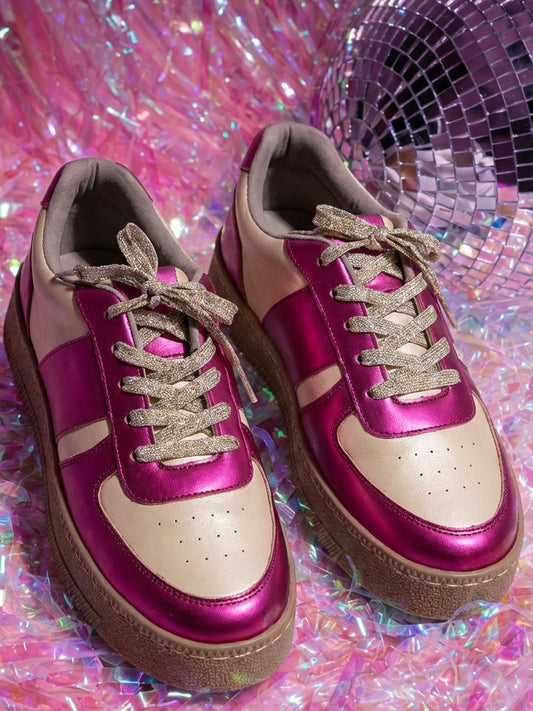 Fushia Flash Sneakers