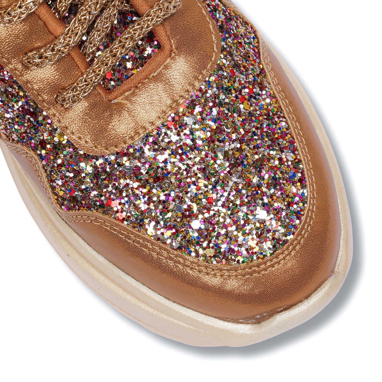 Sparkling Copper Sneakers