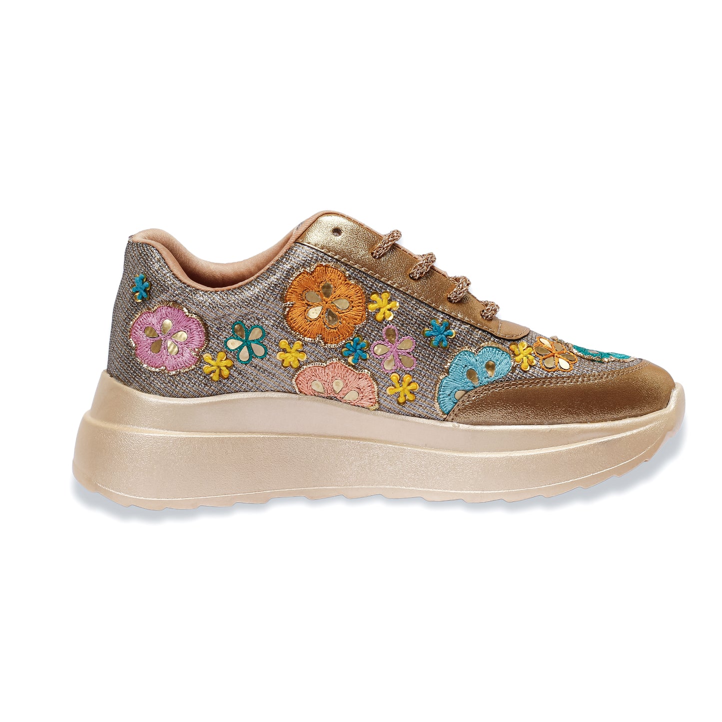 Golden Garden Sneakers