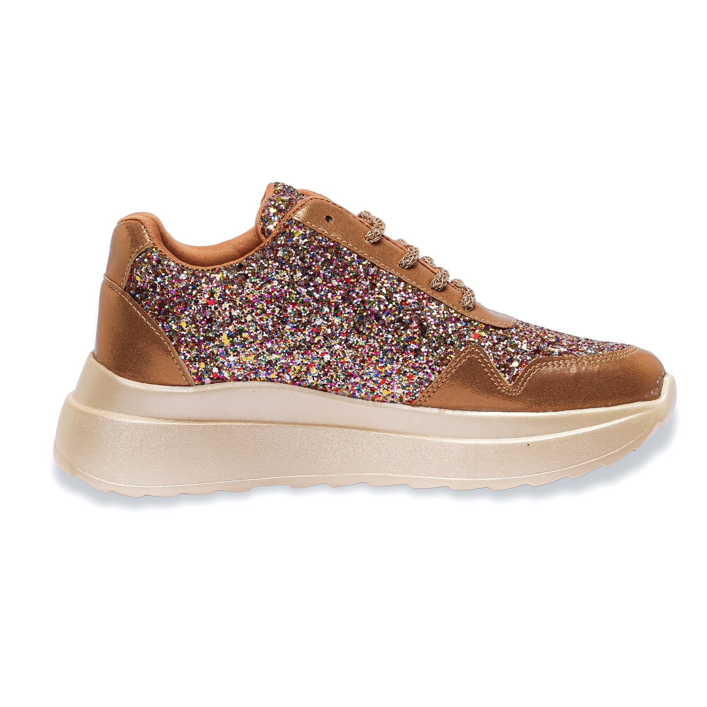 Sparkling Copper Sneakers