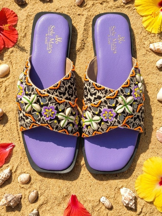 Malibu Criss Cross Flat Sliders