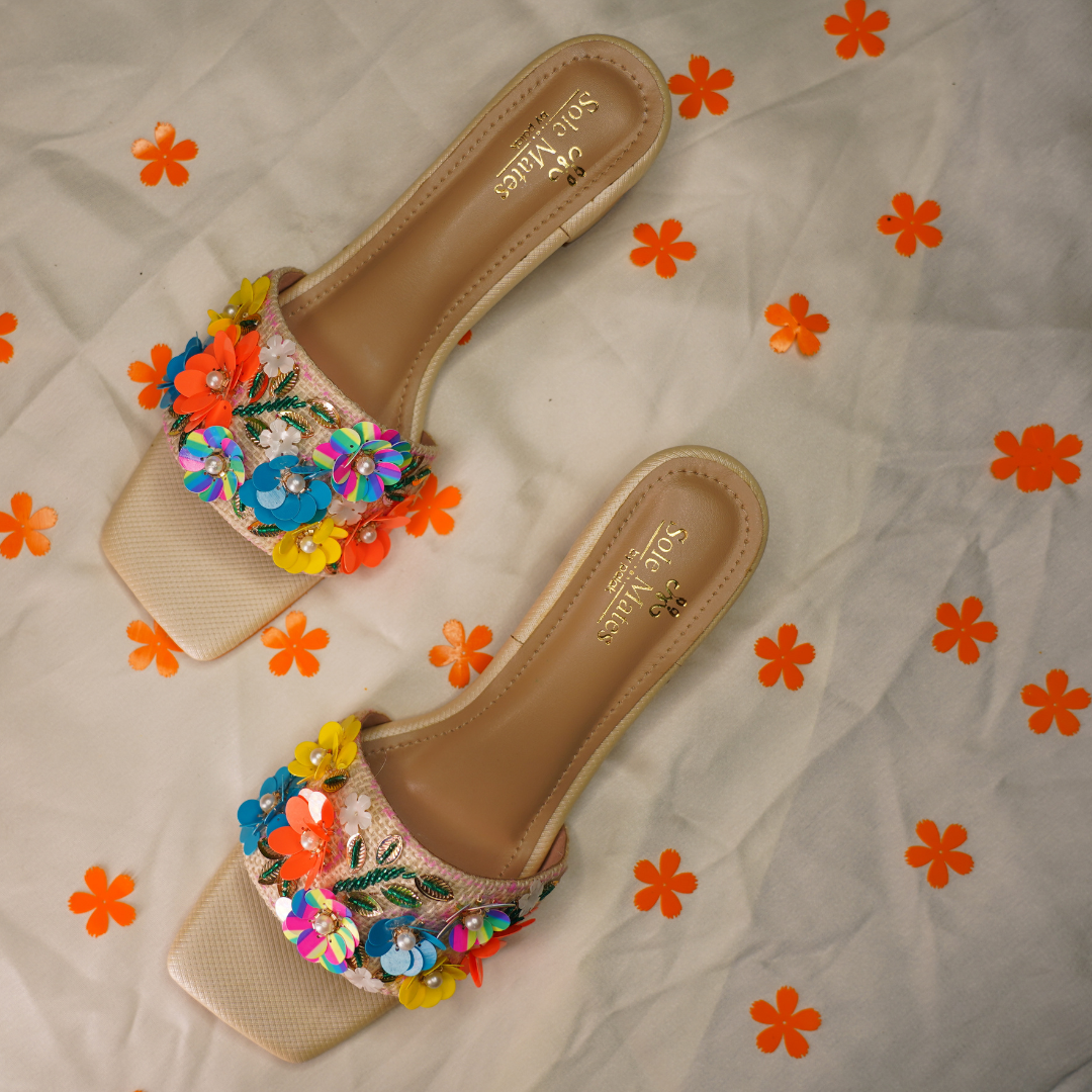 Dessert Blossom Heel Sliders