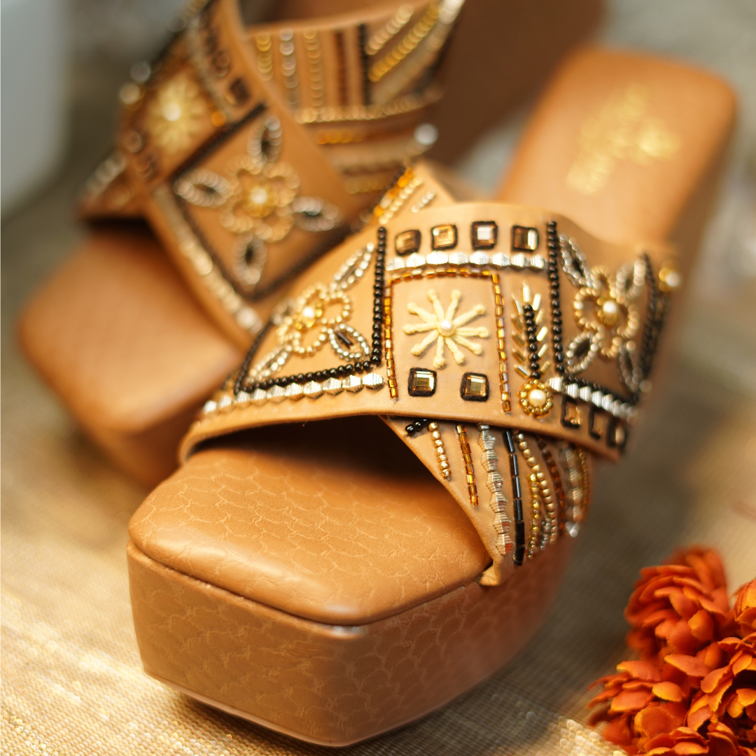 Heer Handcrafted Wedge Heels