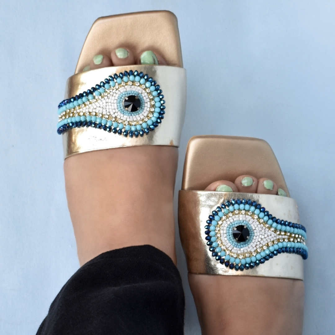 Nazar "Evil Eye" Flat Sliders