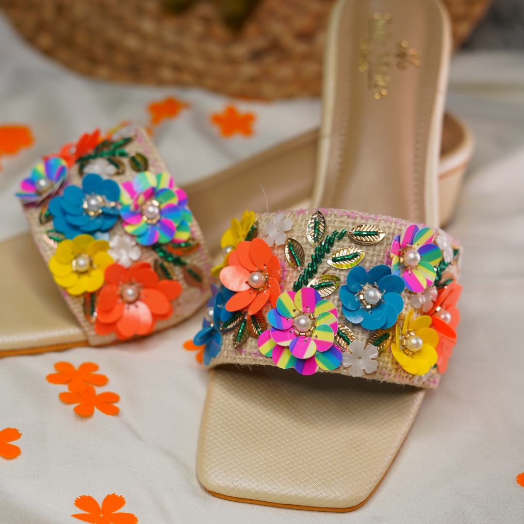 Dessert Blossom Heel Sliders