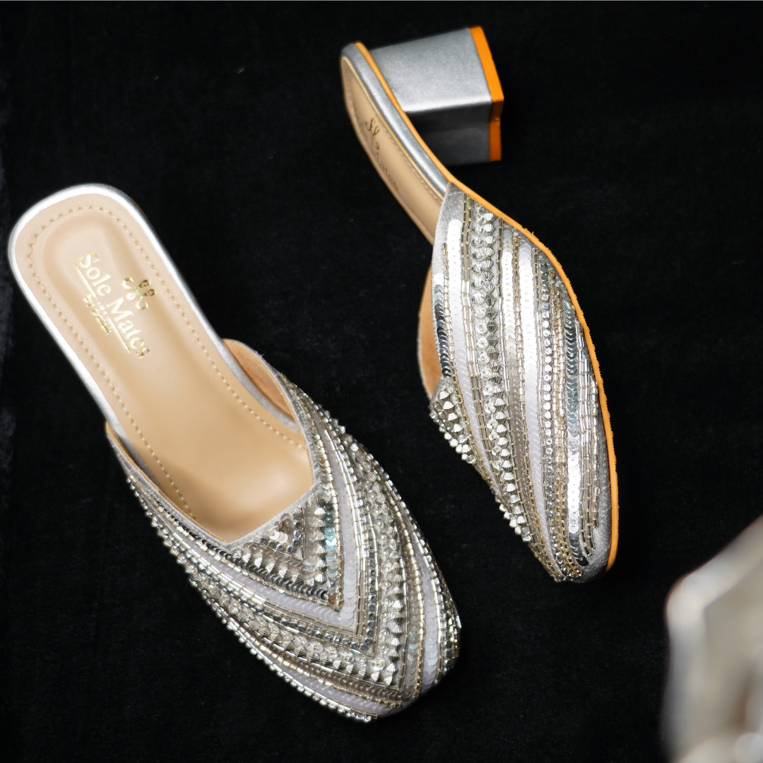 Magnum Silver Hand Crafted Heels