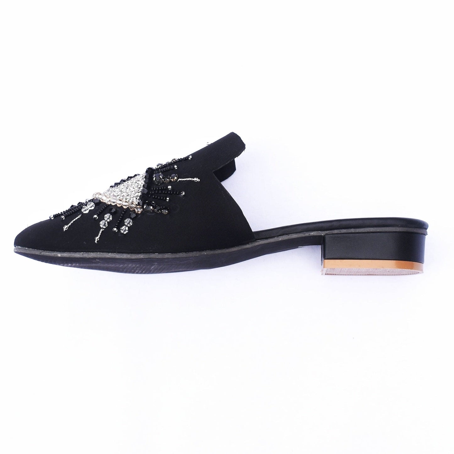 BLACK EVIL EYE Mules